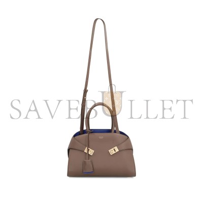 FERRAGAMO SMALL HUG LEATHER TOTE BAG 215608 02 (31.5*22*19cm) FERRAGAMO SMALL HUG LEATHER TOTE BAG 215608 02 (31.5*22*19cm)